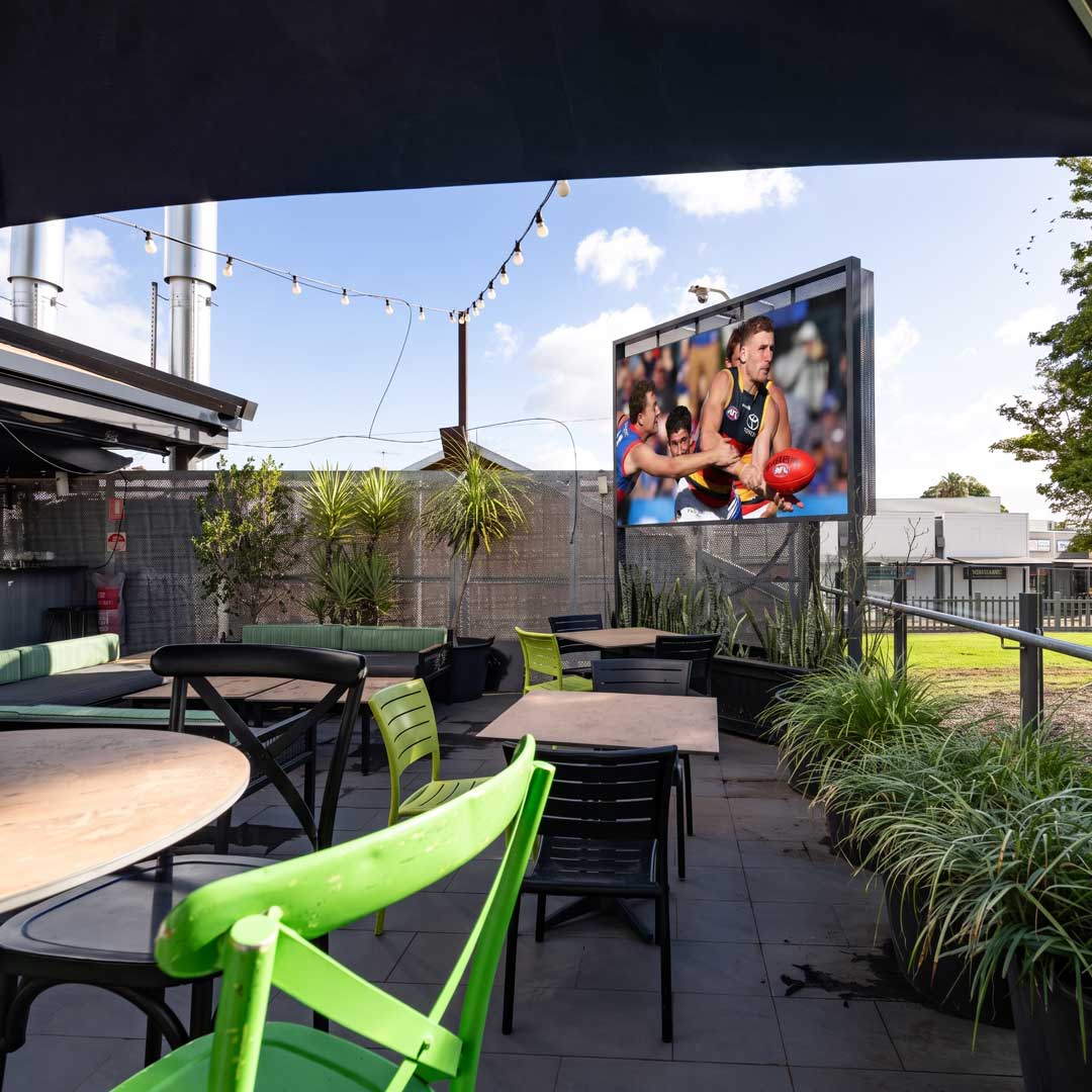 AFL Finals on the Big Screen in the Rooftop Screen